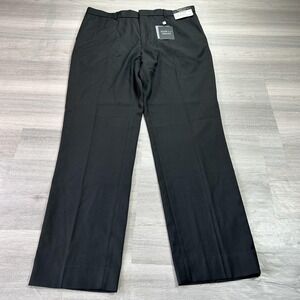 NEW Awearness Kenneth Cole Pants Mens 36x32 Black Stretch Dress Essentials